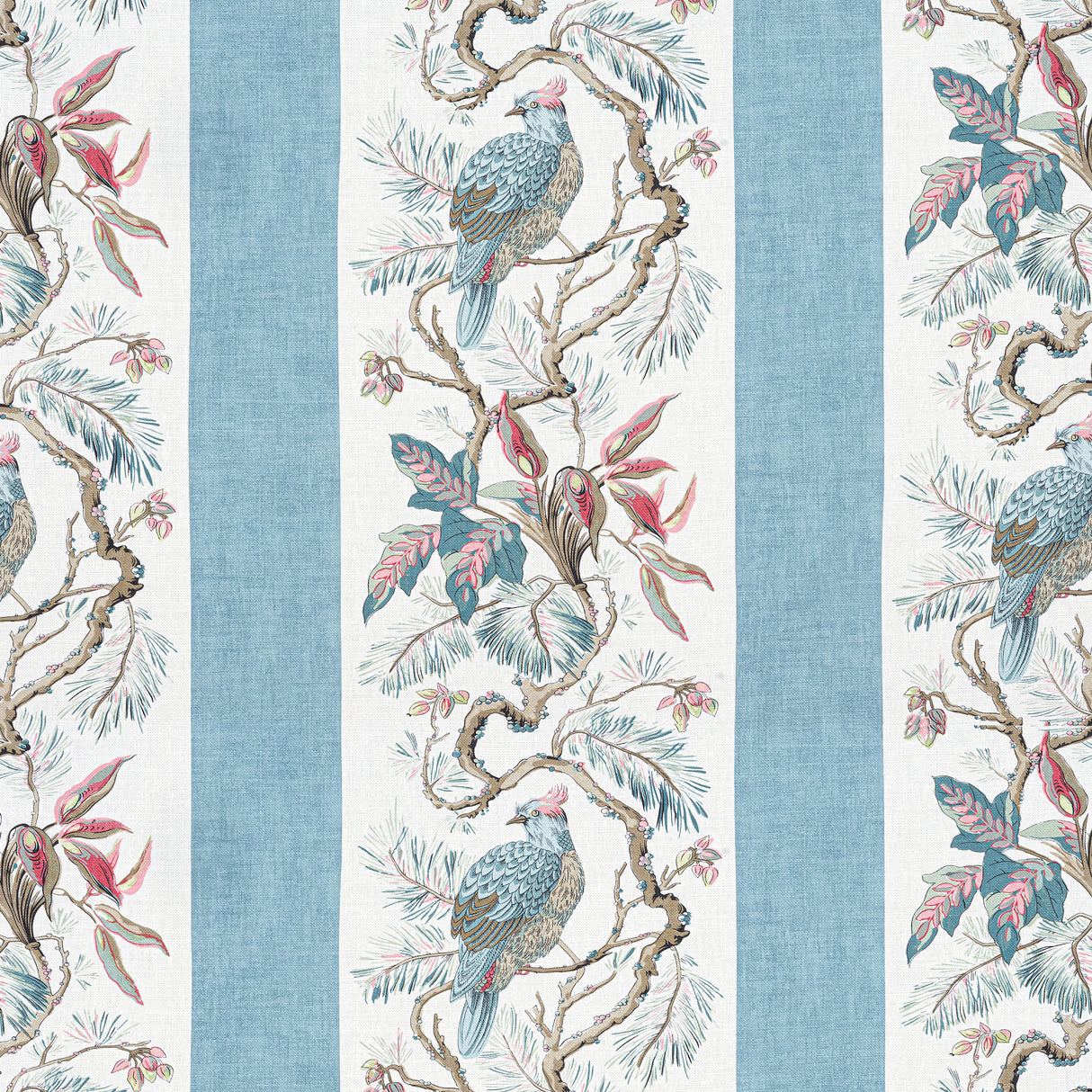 Thibaut F910863 WILLIAMSON Spa Blue Fabric