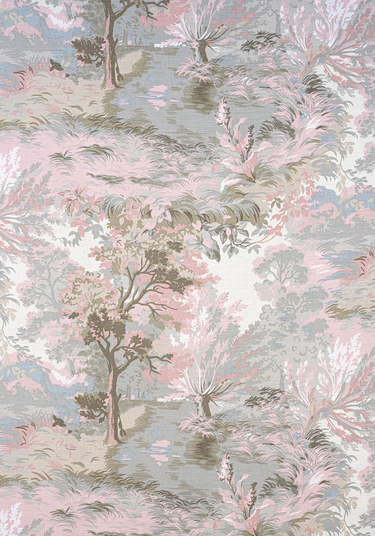 Thibaut F910868 LINCOLN TOILE Blush Fabric