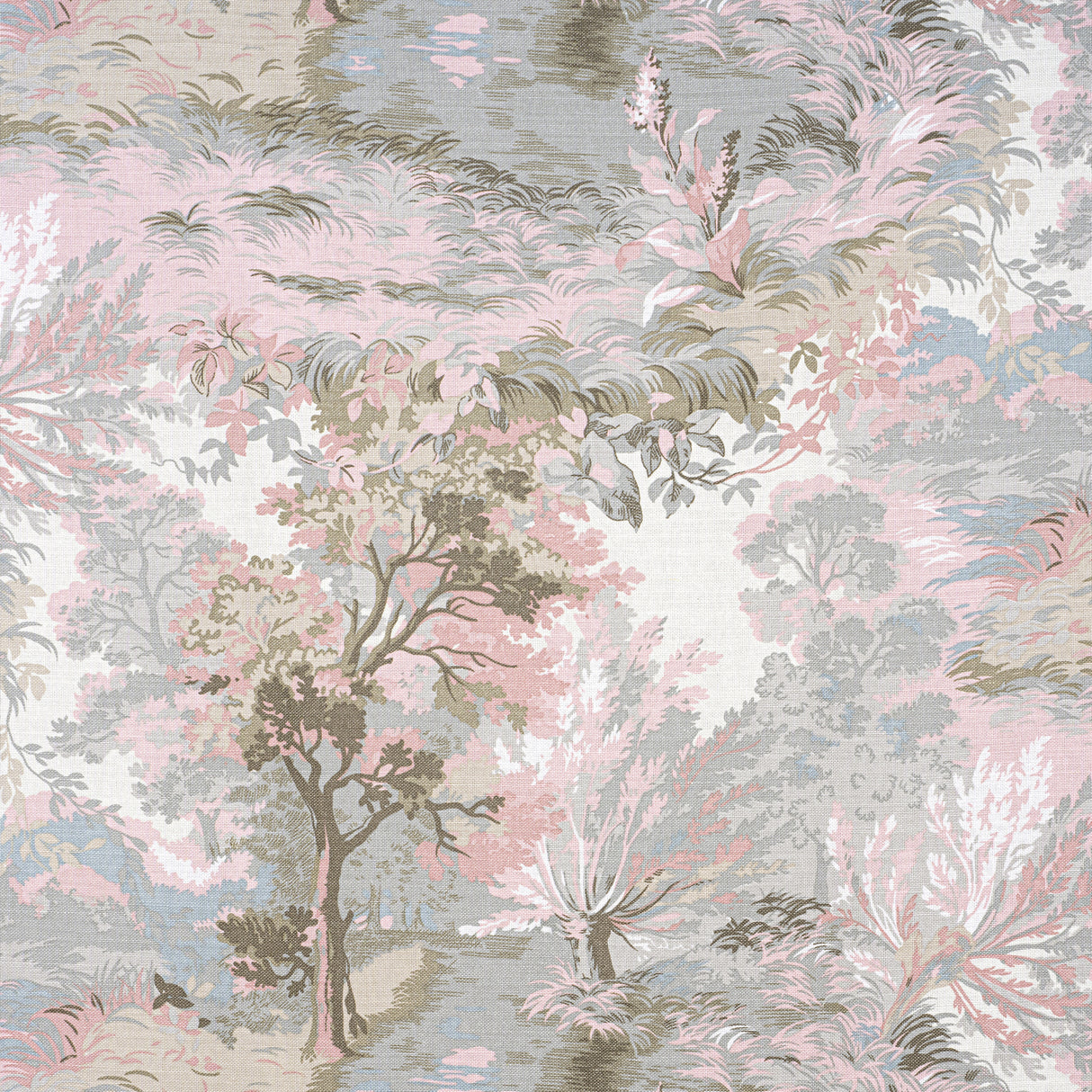 Thibaut F910868 LINCOLN TOILE Blush Fabric