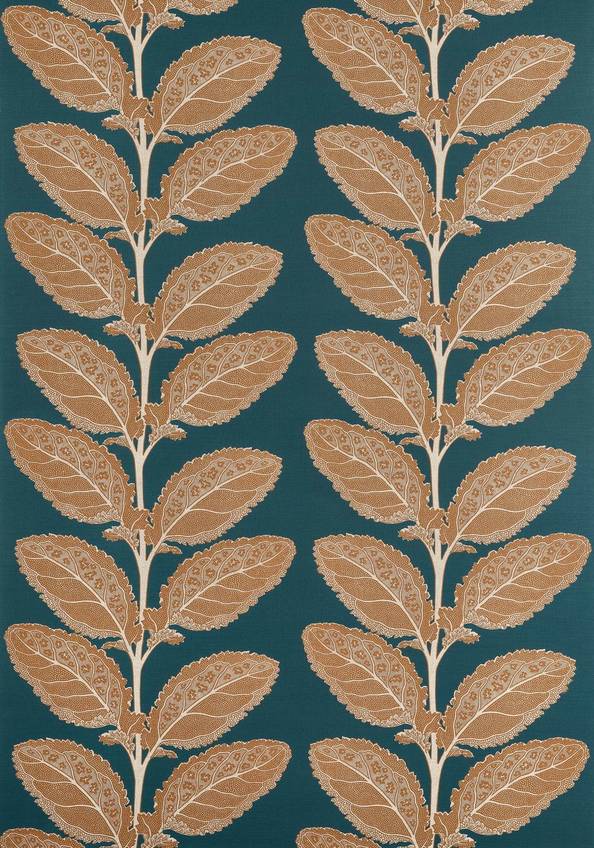 Thibaut F912037 LACINATO Ochre and Mineral Fabric
