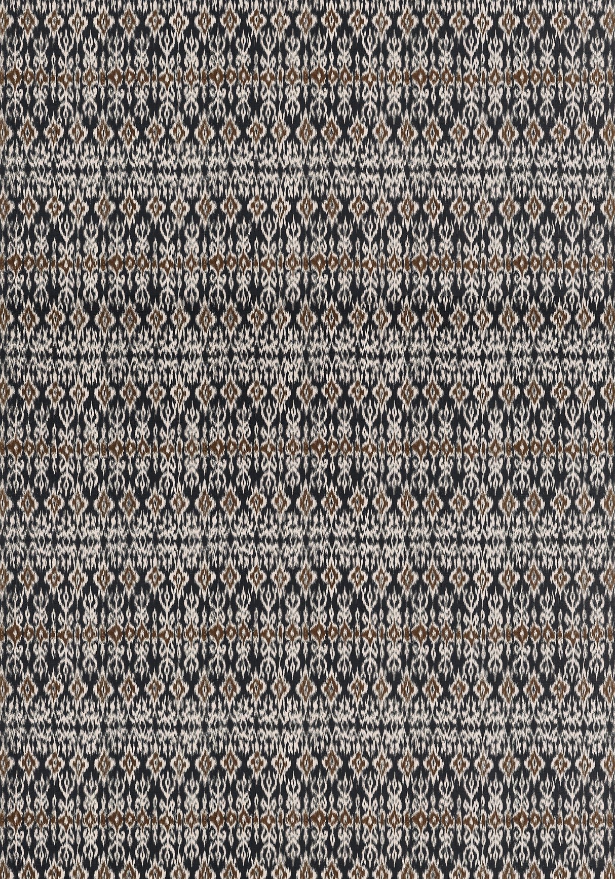 Thibaut F912051 ATLAS IKAT Basalt Black Fabric