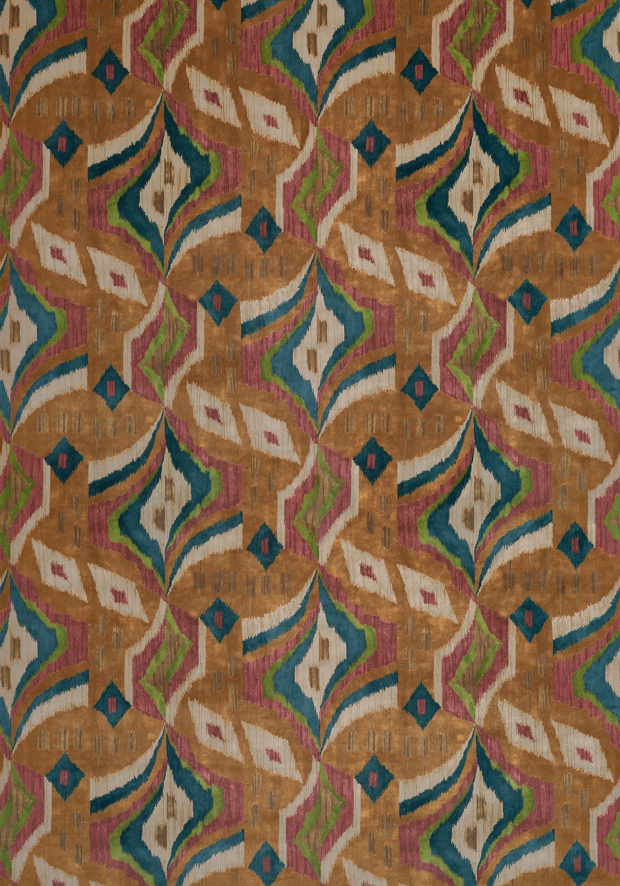 Thibaut F912060 ARTESIAN VELVET Ochre Fabric