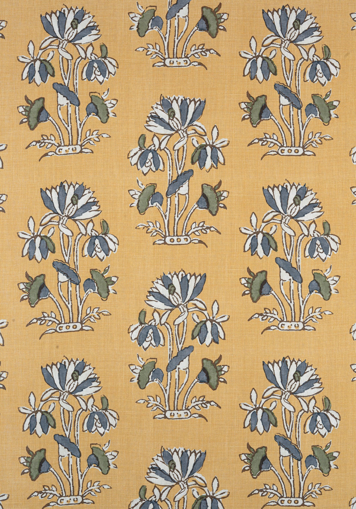 Thibaut F913202 LILY FLOWER Harvest Gold Fabric