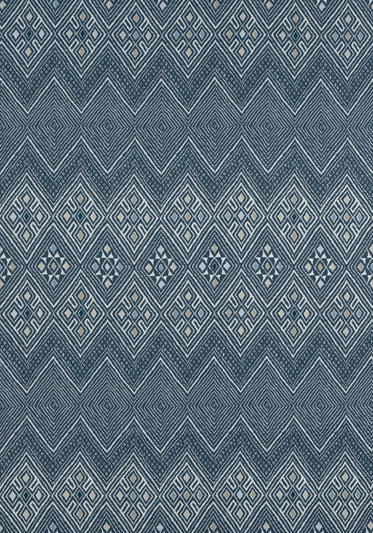 Thibaut F913231 HIGH PLAINS Navy and White Fabric