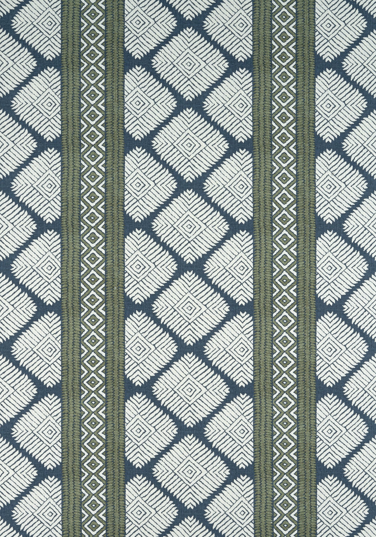 Thibaut F913247 AUSTIN Bluestone and Green Fabric