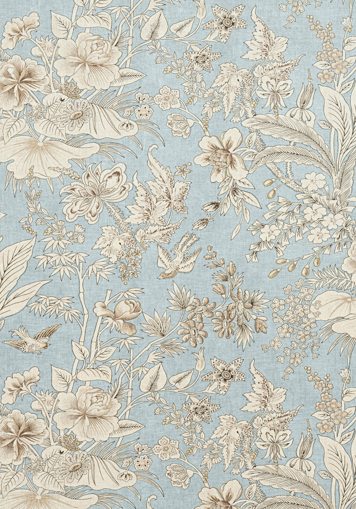 Thibaut F913604 ROSALIND Spa Blue Fabric