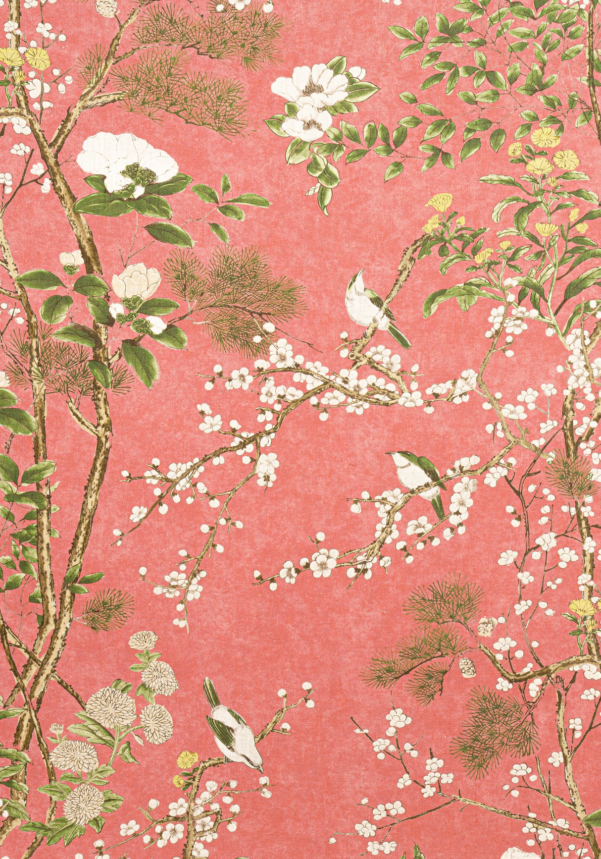 Thibaut F913624 KATSURA Coral Fabric