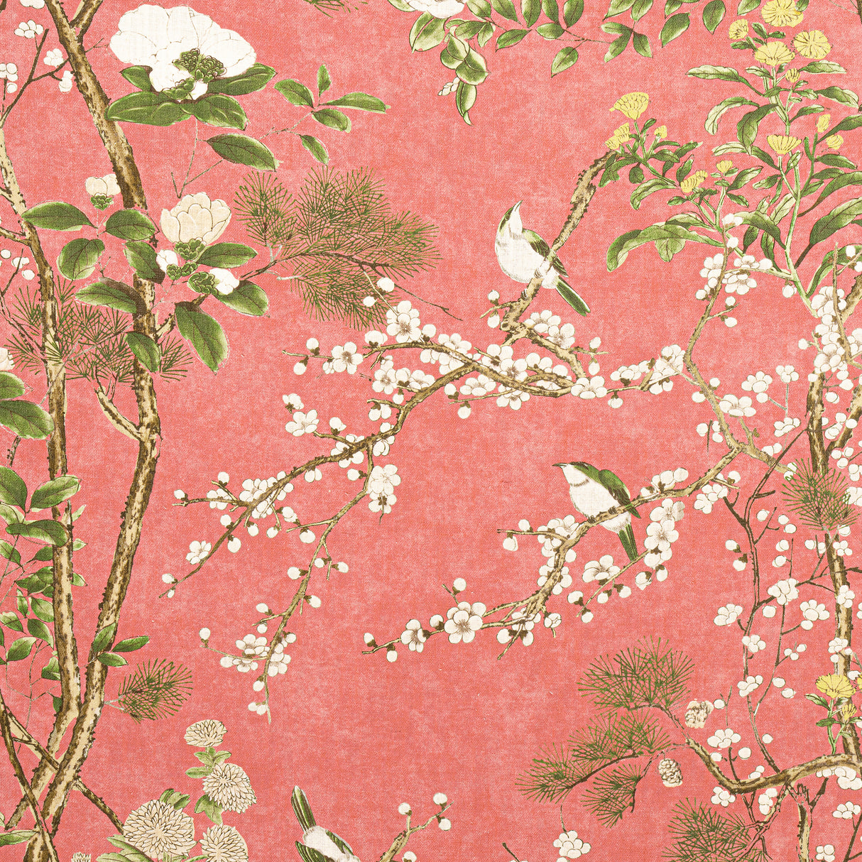 Thibaut F913624 KATSURA Coral Fabric