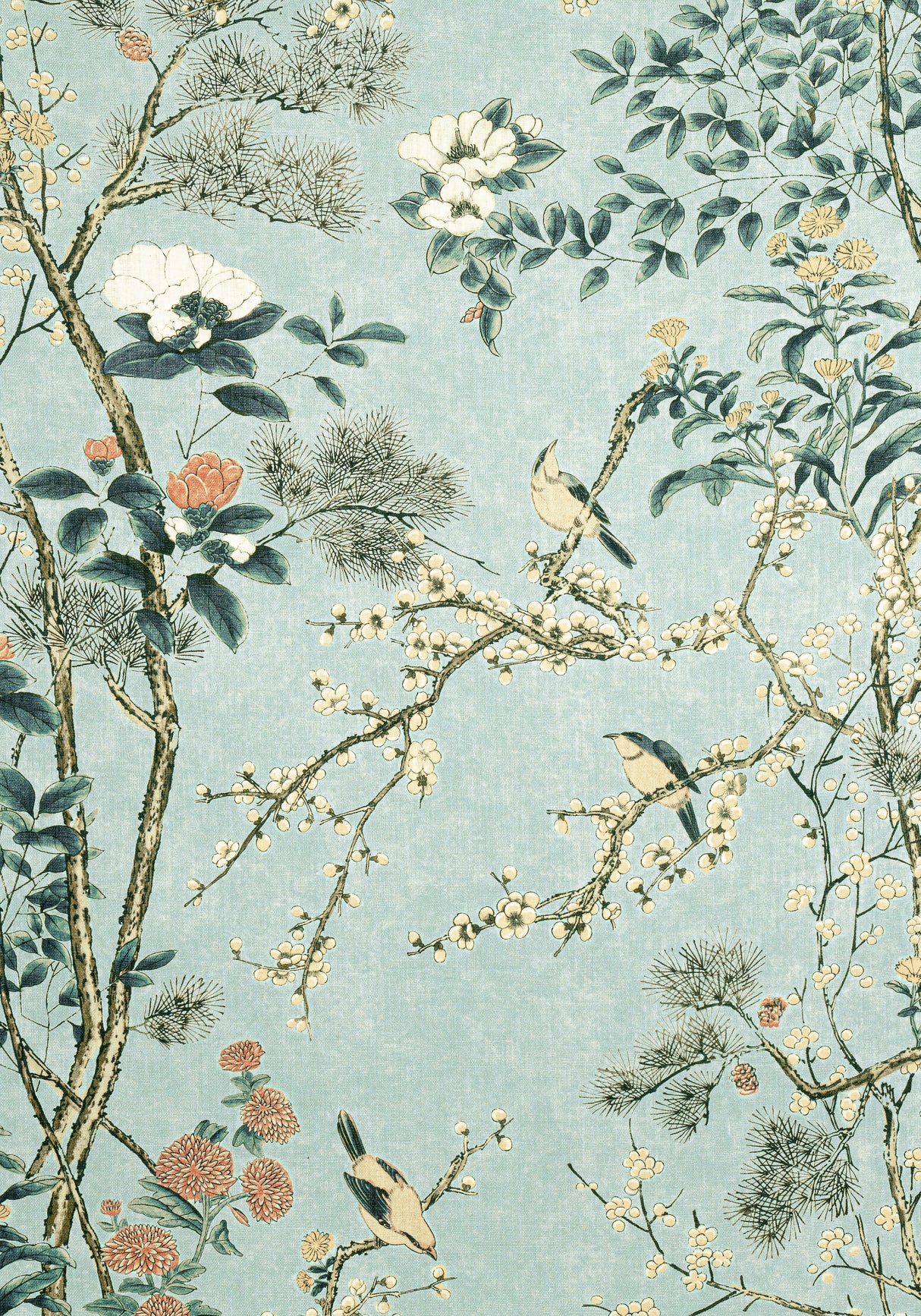 Thibaut F913625 KATSURA Mist Fabric