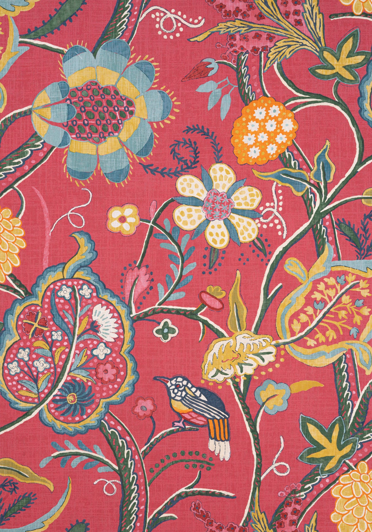 Thibaut F914302 WINDSOR Pink Fabric