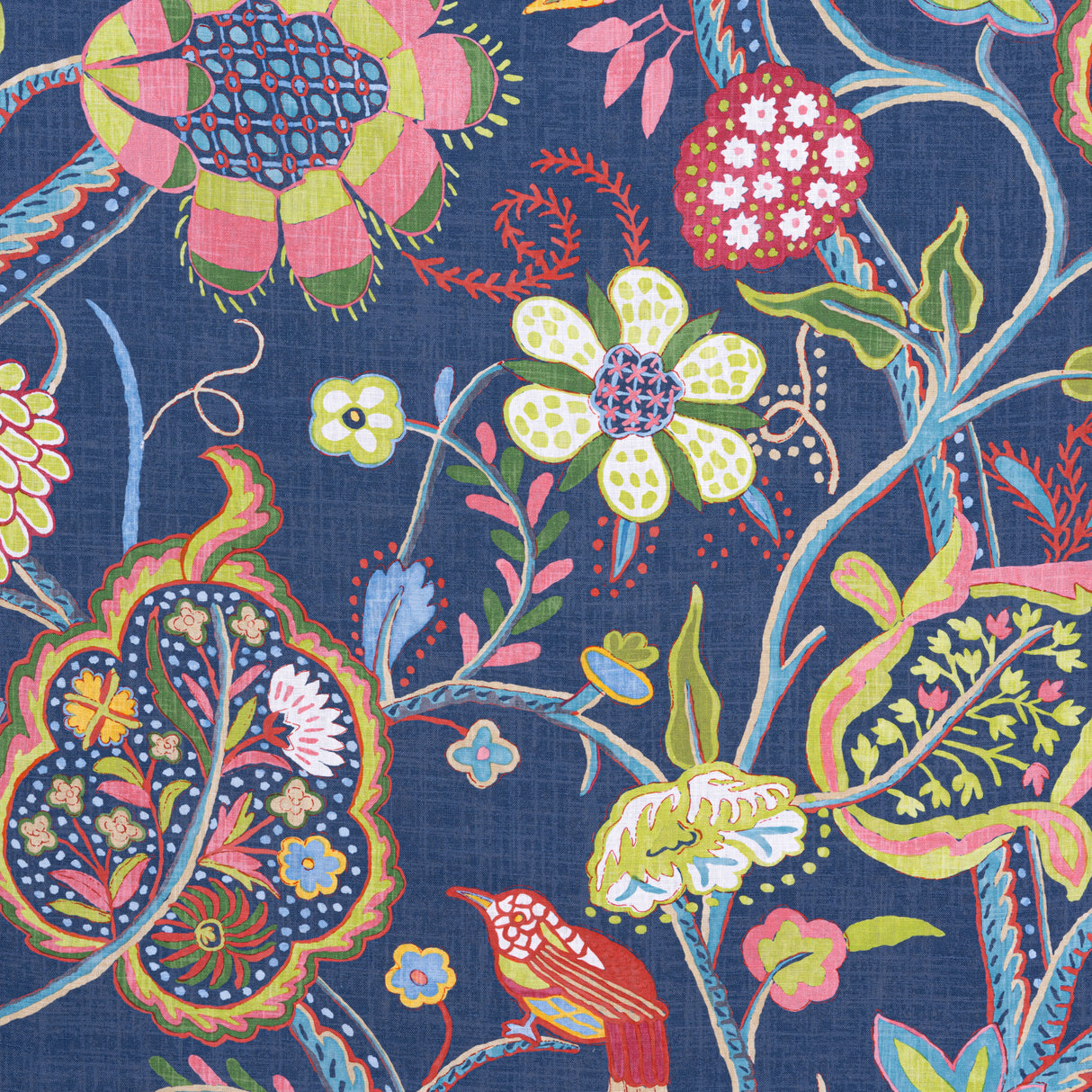 Thibaut F914303 WINDSOR Navy Fabric