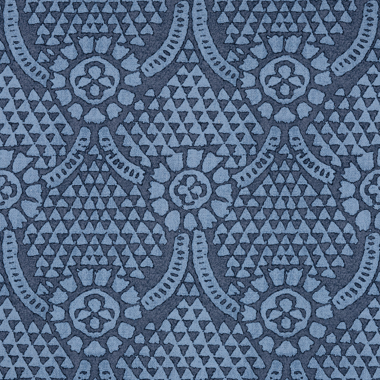 Thibaut F914315 CHAMOMILE Navy Fabric