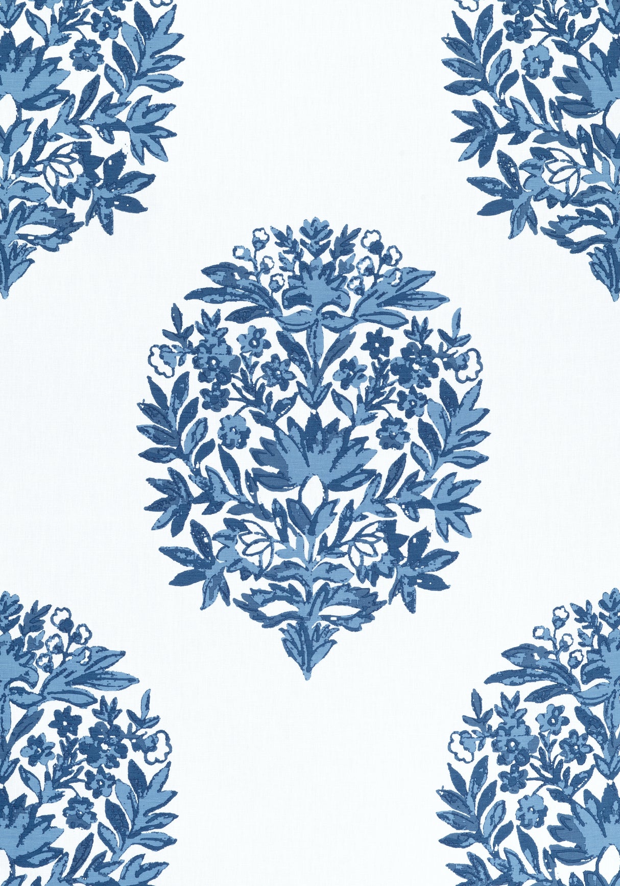 Thibaut F914322 RIDGEFIELD Blue Fabric