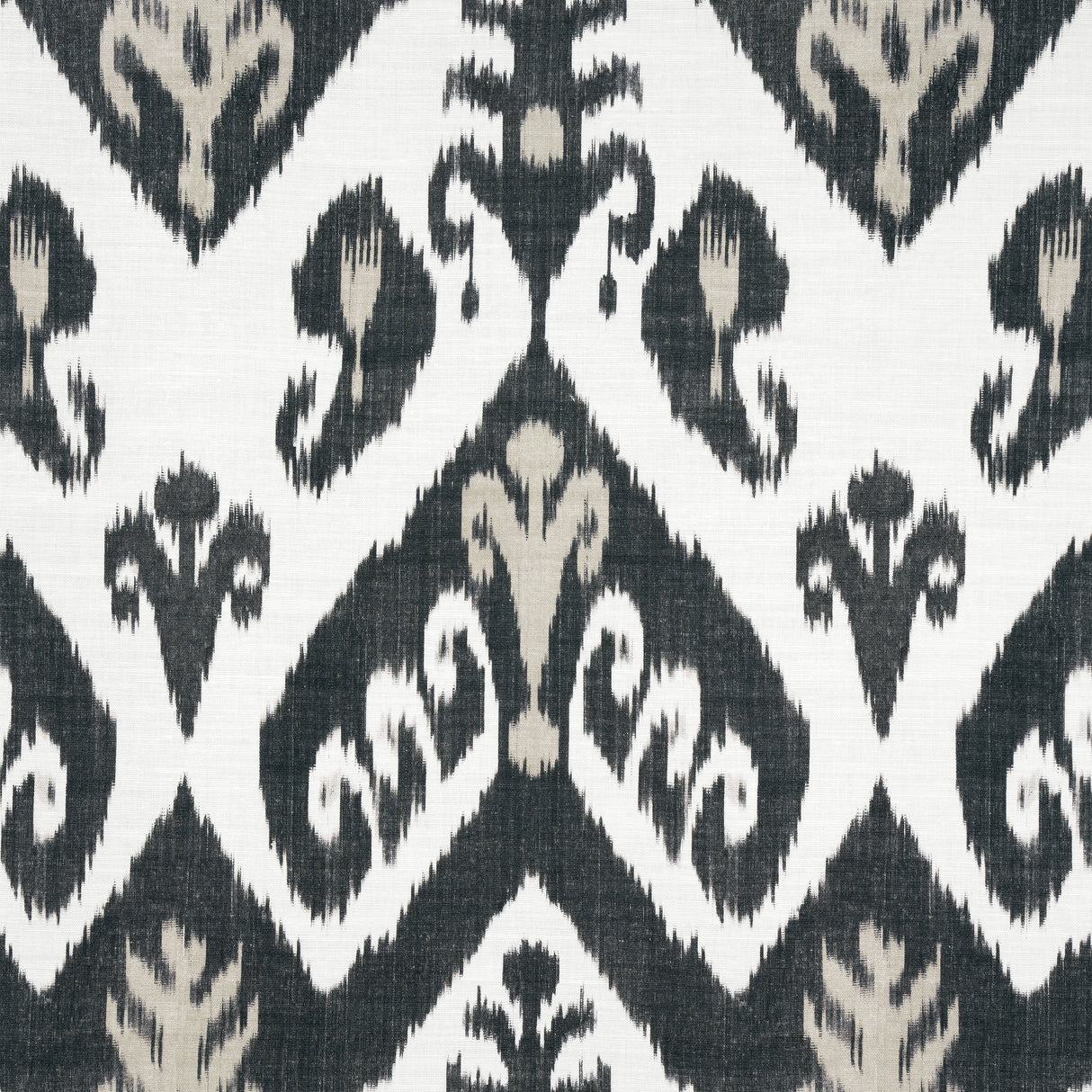 Thibaut F916250 INDIES IKAT Black Fabric