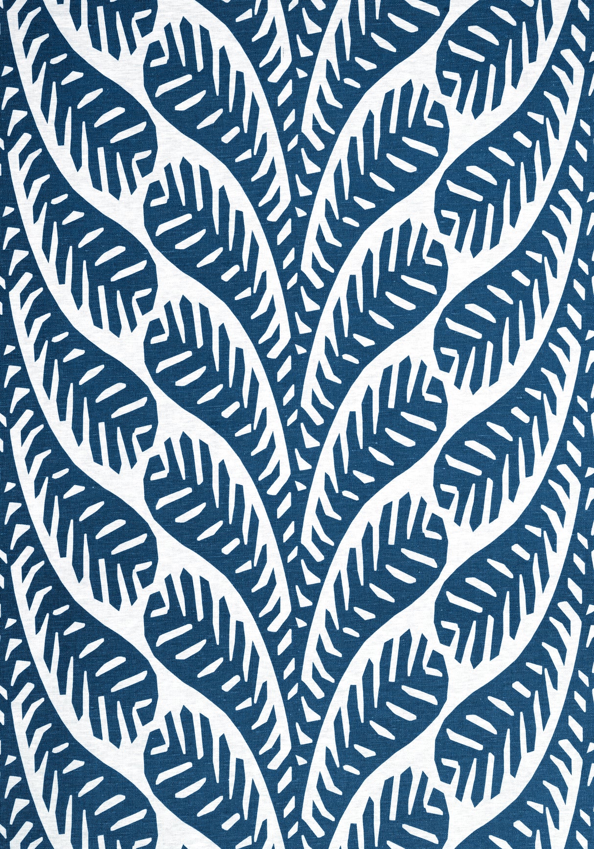 Thibaut F920827 GINGER Navy Fabric