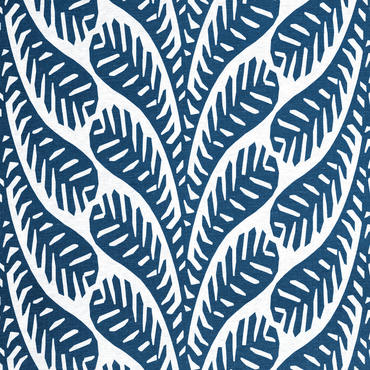 Thibaut F920827 GINGER Navy Fabric