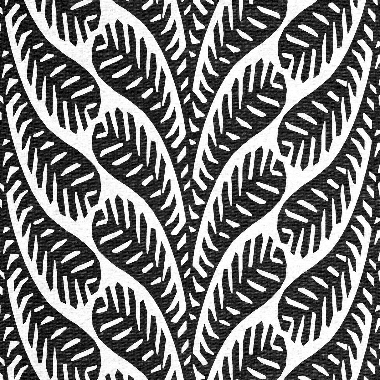 Thibaut F920830 GINGER Black Fabric