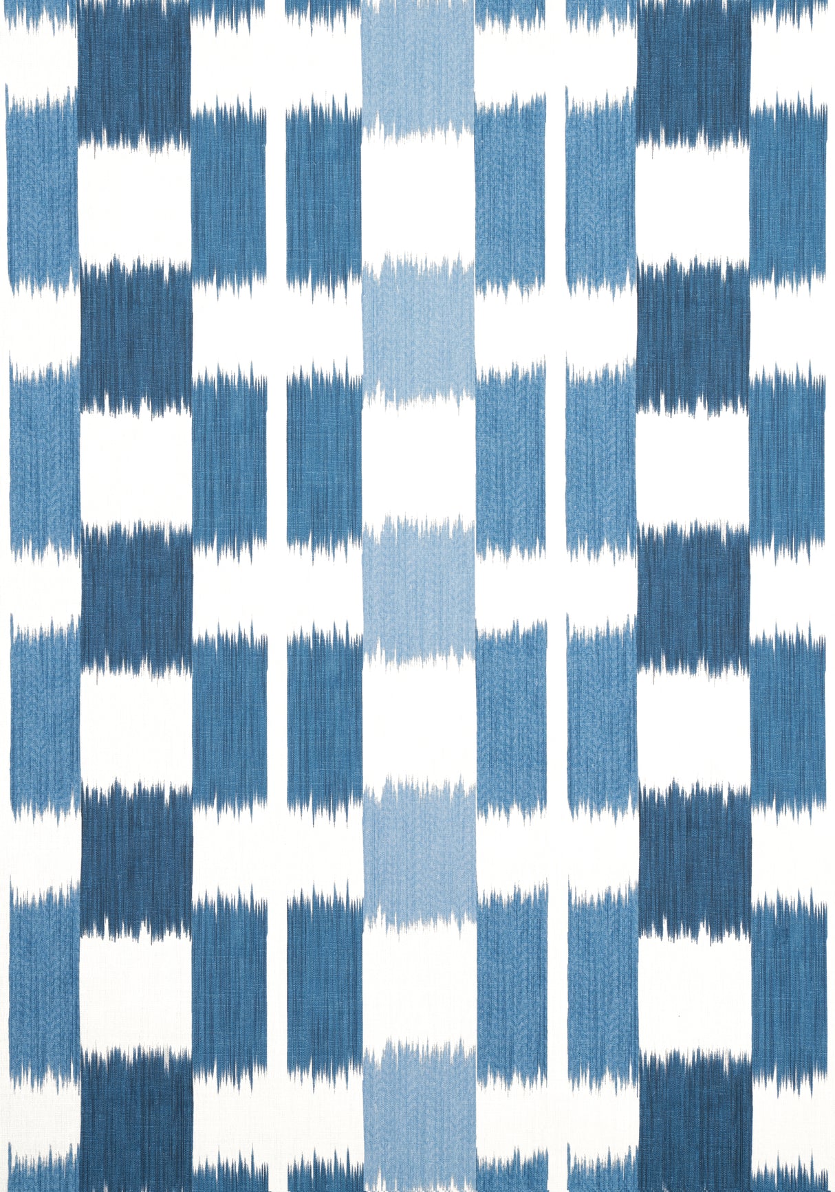 Thibaut F920835 KASURI Blue and White Fabric