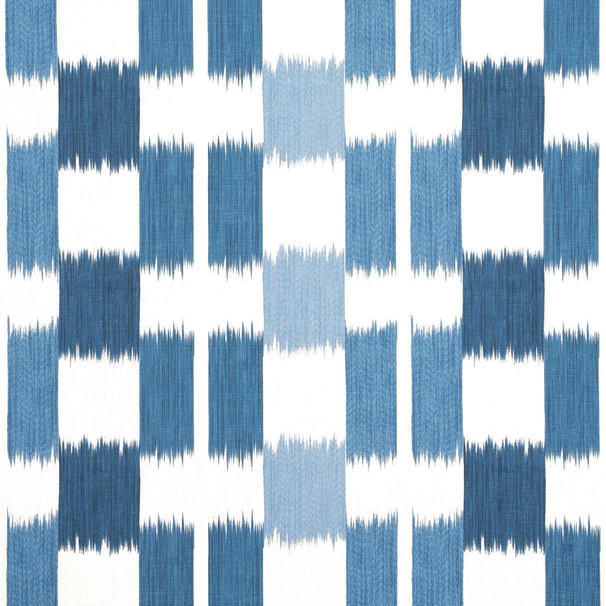 Thibaut F920835 KASURI Blue and White Fabric