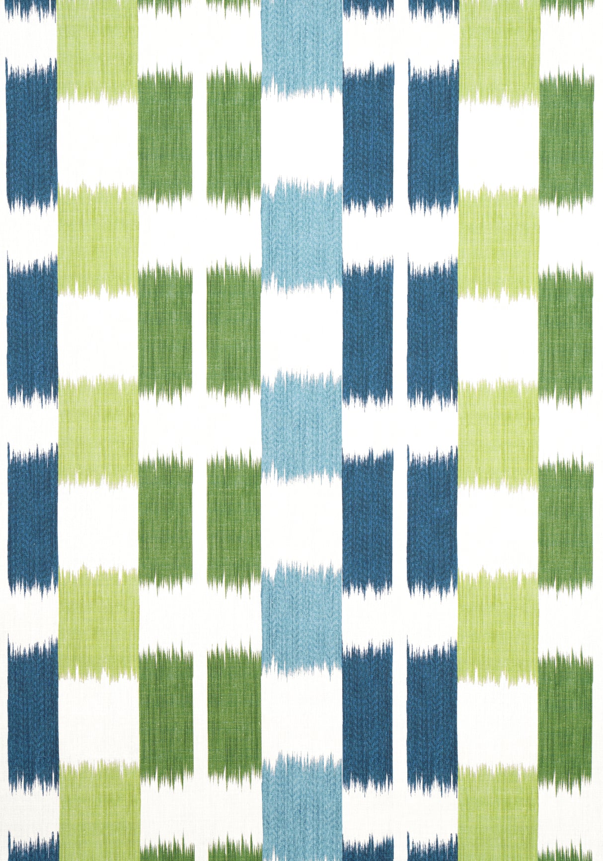 Thibaut F920839 KASURI Blue and Green Fabric