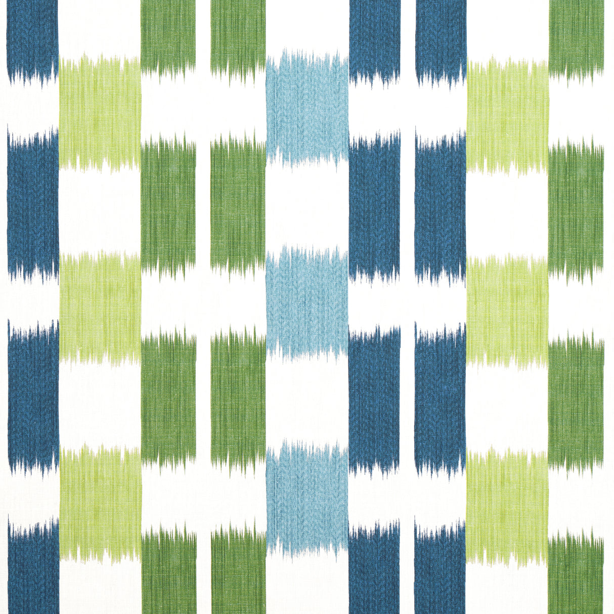 Thibaut F920839 KASURI Blue and Green Fabric