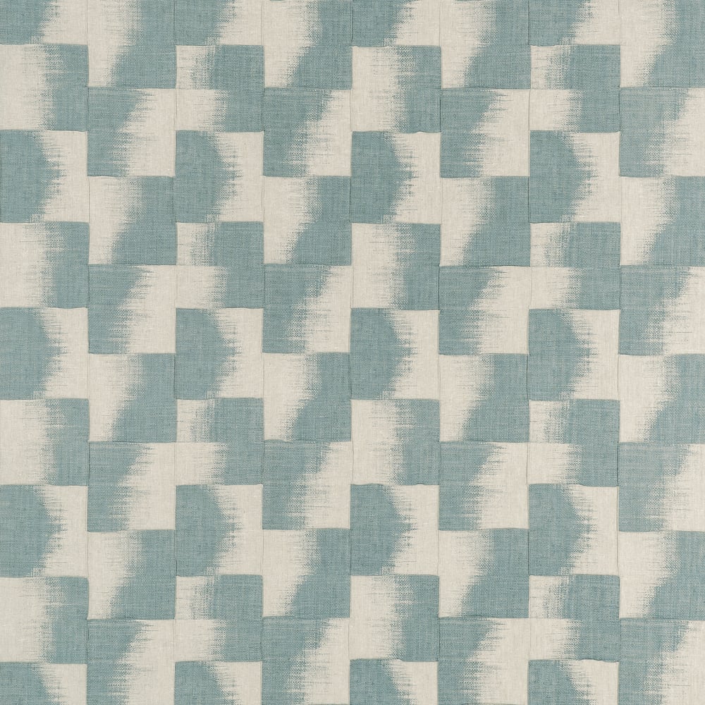 Thibaut RAFFIA SQUARES F924429 in Mineral Fabric - YUTORI FA