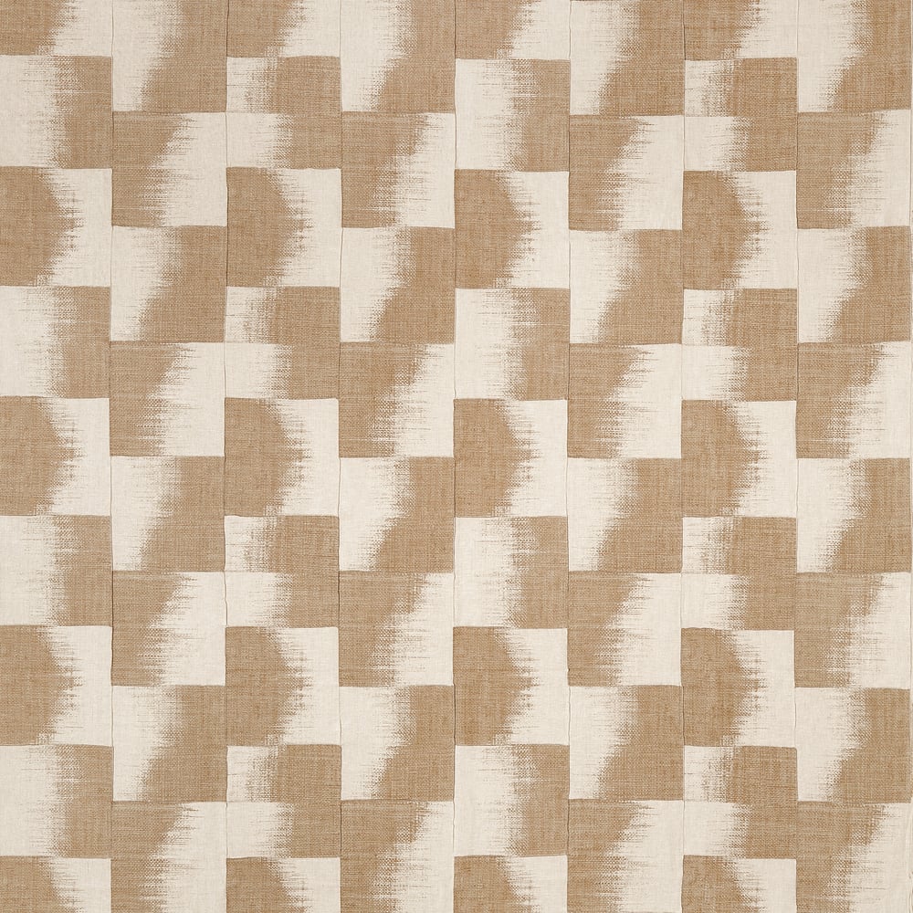 Thibaut RAFFIA SQUARES F924431 in Beige Fabric - YUTORI FABR