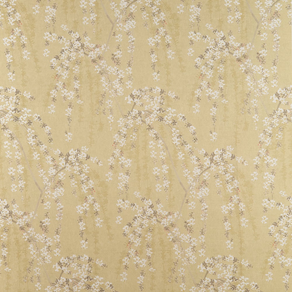 Thibaut WEEPING BLOSSOM F924455 in Gold Fabric - YUTORI FABR