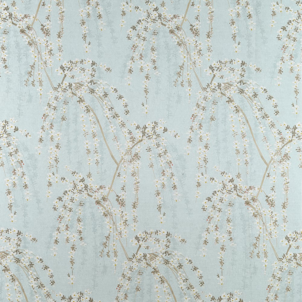 Thibaut WEEPING BLOSSOM F924456 in Blue Fabric - YUTORI FABR