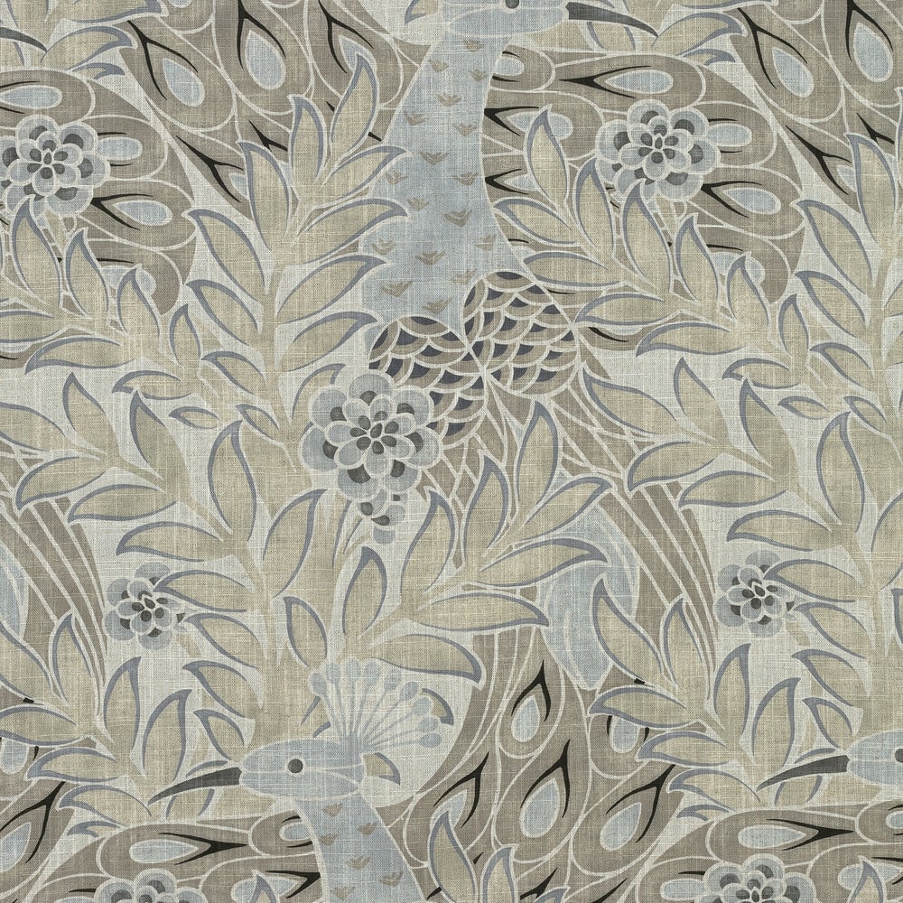 Thibaut F92921 DESMOND Beige and Grey Fabric