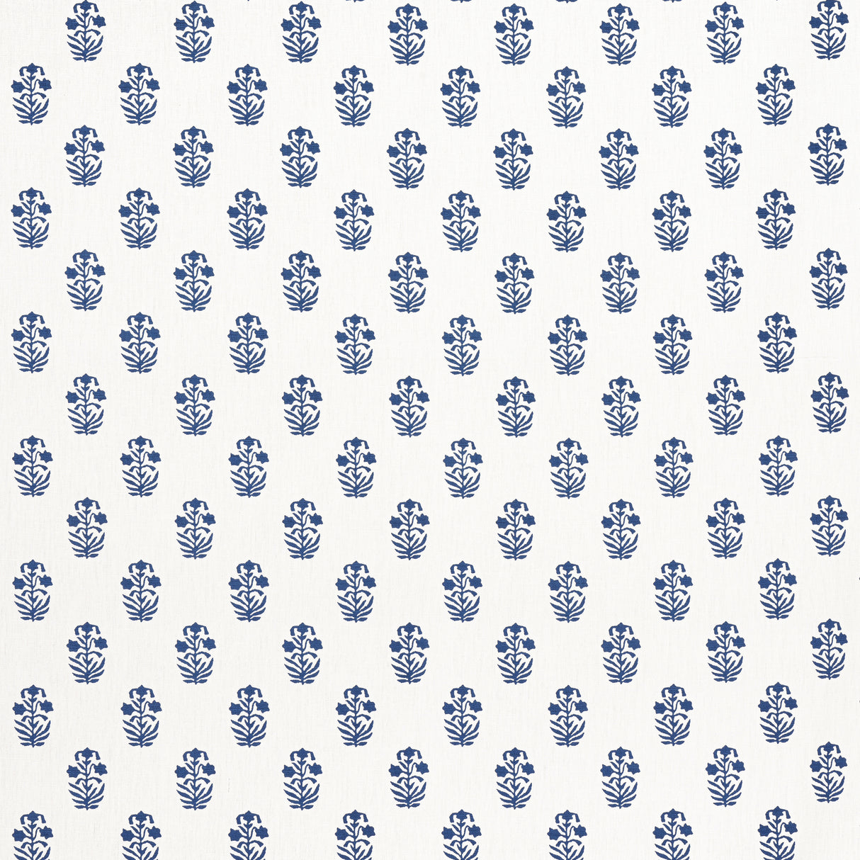 Thibaut F936400 CORWIN Navy on White Fabric