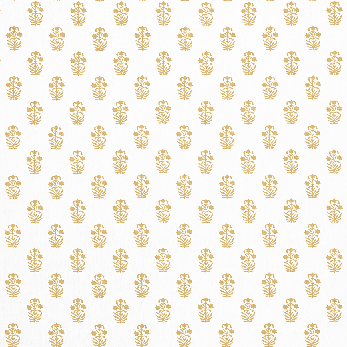 Thibaut F936404 CORWIN Gold on White Fabric