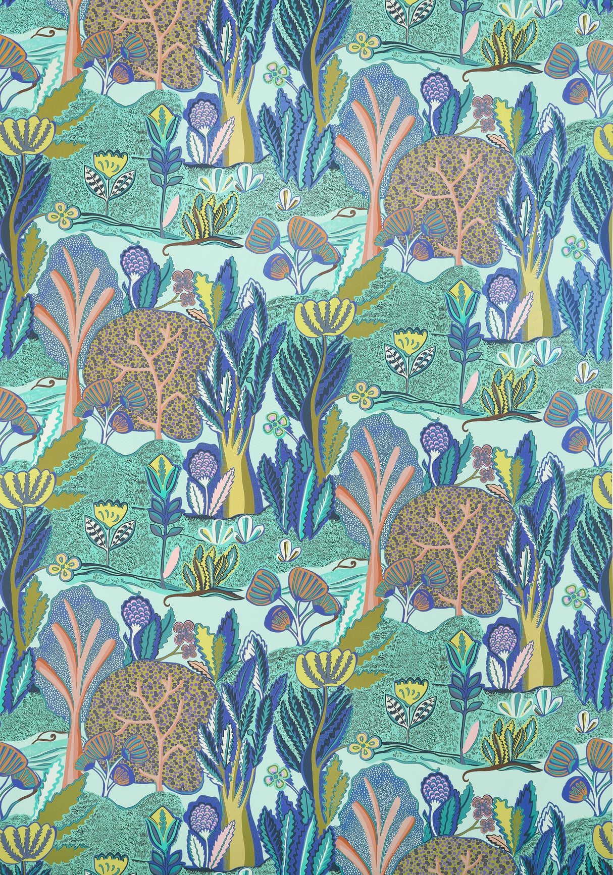Thibaut F945011 ALBERO Seaglass Fabric