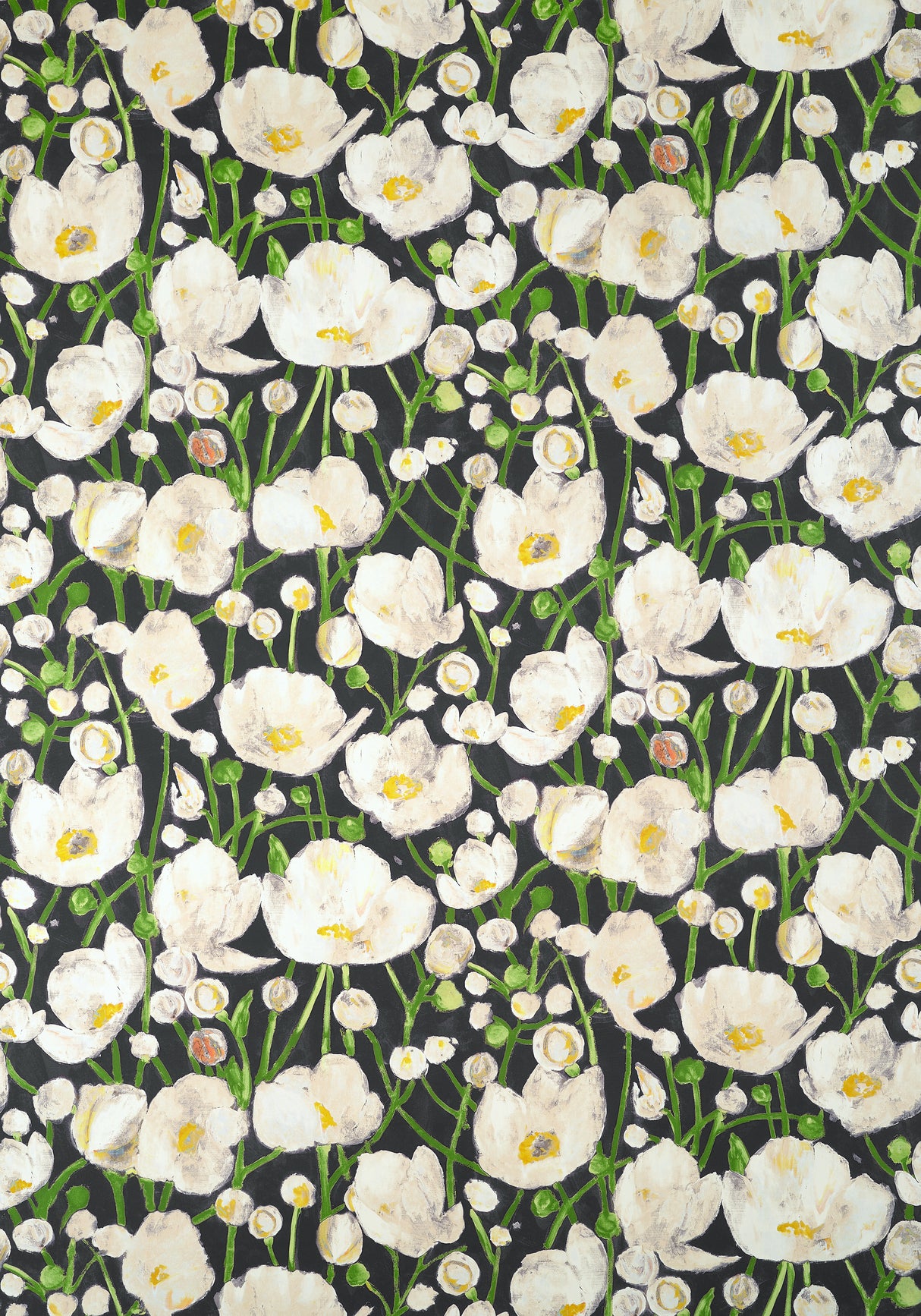 Thibaut F945014 TIVOLI Black Fabric