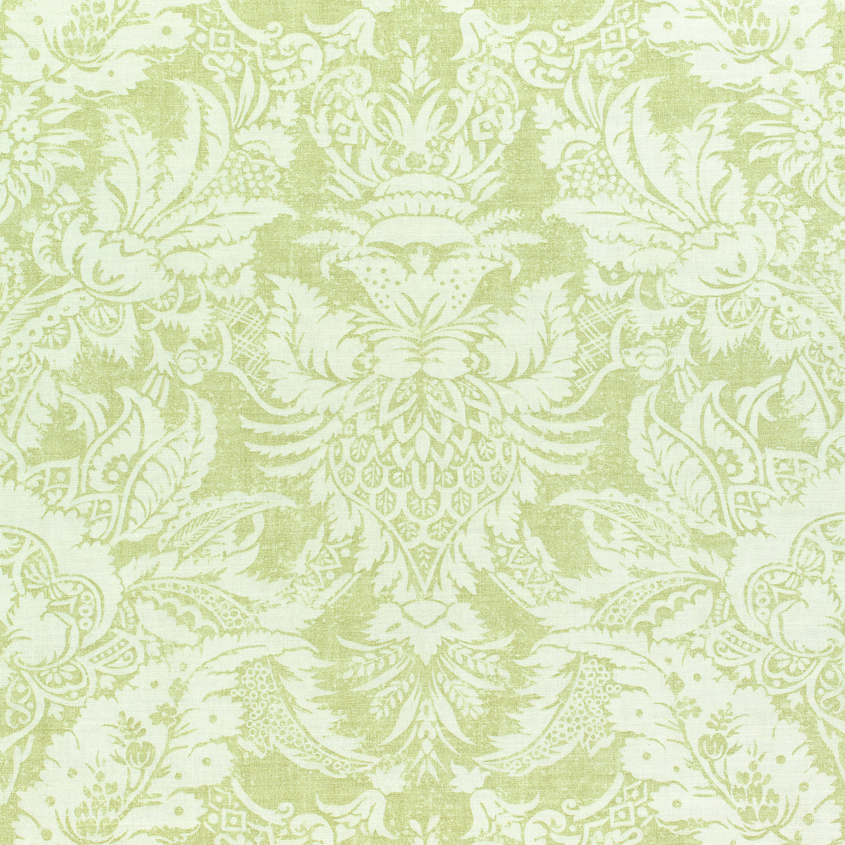 Thibaut F972587 CHARDONNET DAMASK Spring Green Fabric