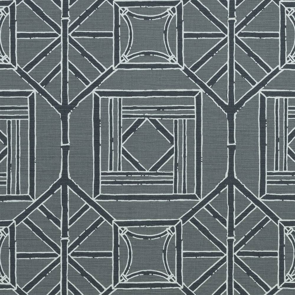 Thibaut F975520 SHOJI PANEL Grey Fabric