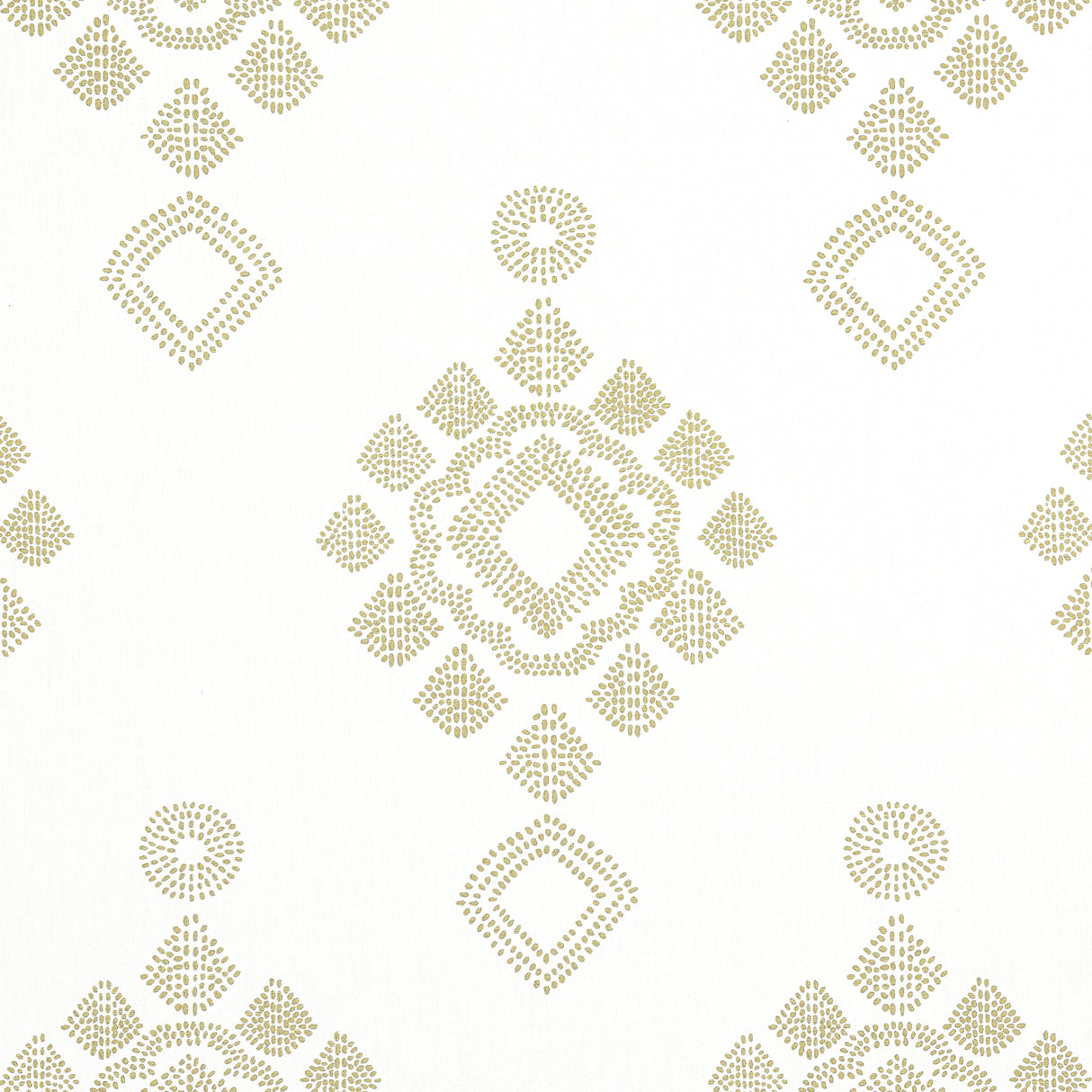 Thibaut F981321 PROVINCE MEDALLION Camel Fabric