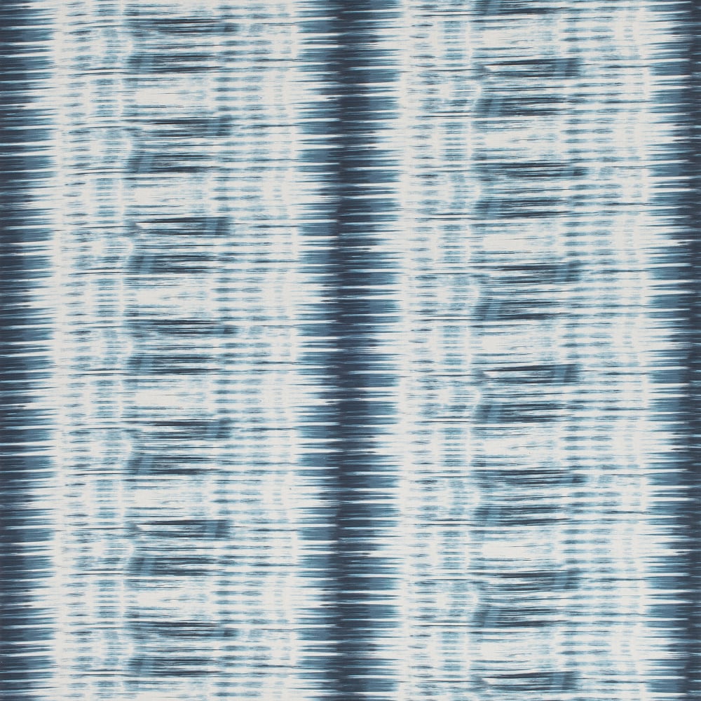 Thibaut F988700 IKAT STRIPE Teal Fabric