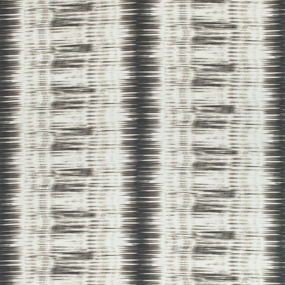 Thibaut F988701 IKAT STRIPE Charcoal Fabric