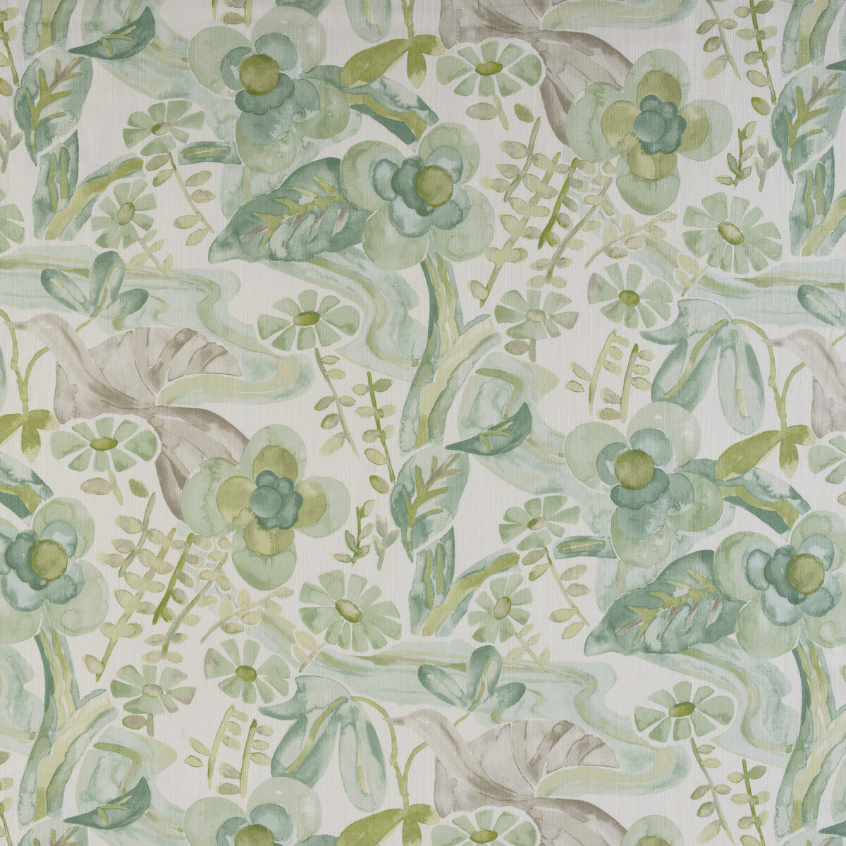KRAVET DESIGN FAERIE.13.0 FAERIE WATERCRESS Fabric - Eade's Wallpaper