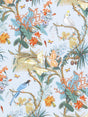 Scalamandre FB 0001CINQ CORAL SKY CINQUE TERRA Fabric - Eade's Wallpaper