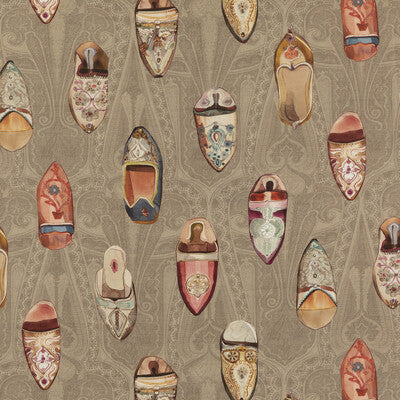 MULBERRY FD2003.J52.0 BABOUCHES ANTIQUE Fabric - Eade's Wallpaper