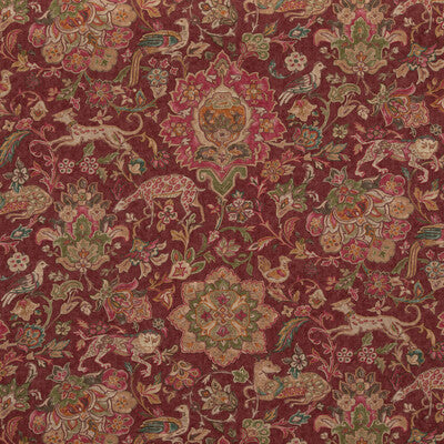 MULBERRY FD2005.H113.0 WILD THINGS PLUM Fabric - Eade's Wallpaper