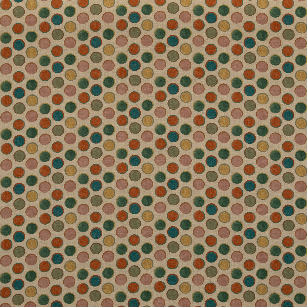 MULBERRY FD2006.T30.0 CROQUET SPICE Fabric - Eade's Wallpaper