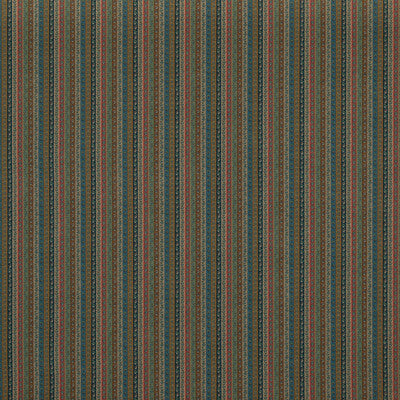 MULBERRY FD2007.R11.0 WILDE STRIPE TEAL Fabric - Eade's Wallpaper