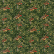 MULBERRY FD2027.S16.0 FOREST DUCKS VELVET EMERALD Fabric - MULBERRY COUNTRY WALK