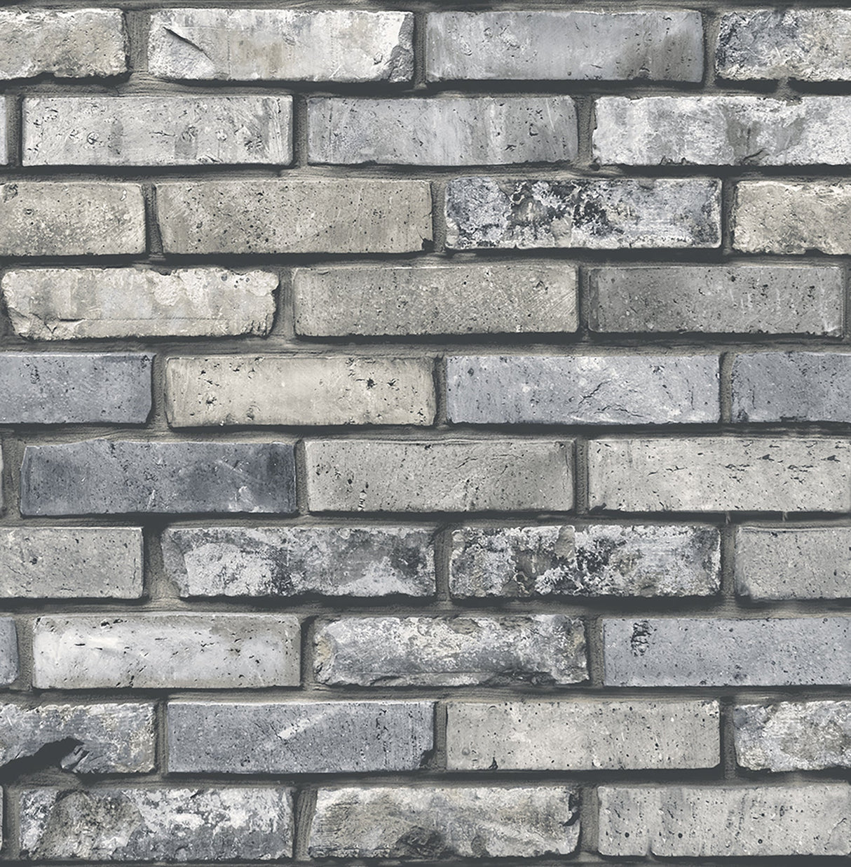 Brewster FD23288 Painted Grey Brick Wallpaper