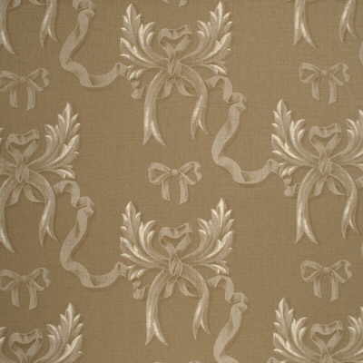 MULBERRY FD248.J53.0 OPHELIA'S BOW WHITE/NATURAL Fabric - Eade's Wallpaper