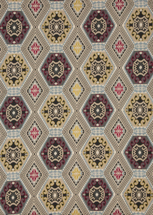 MULBERRY FD283.A101.0 MAGIC CARPET WOODSMOKE Fabric - Eade's Wallpaper