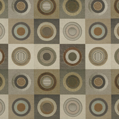 MULBERRY FD291.A45.0 DRESS CIRCLE LINEN WARM GREY Fabric - Eade's Wallpaper